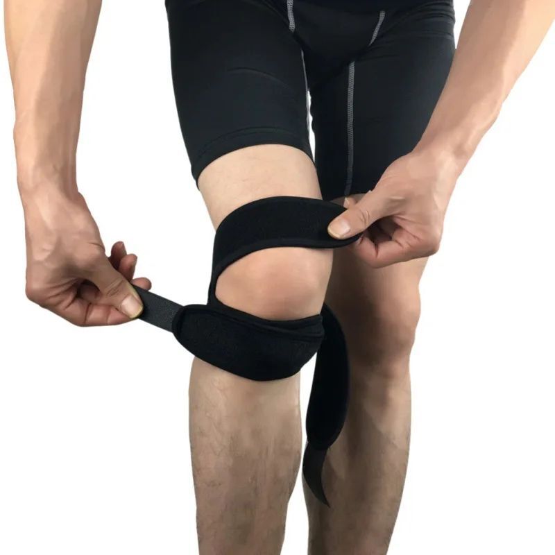 Nylon Knee Support Pad – Adjustable Leg Protector Neoprene Sportswear Safety 1pc