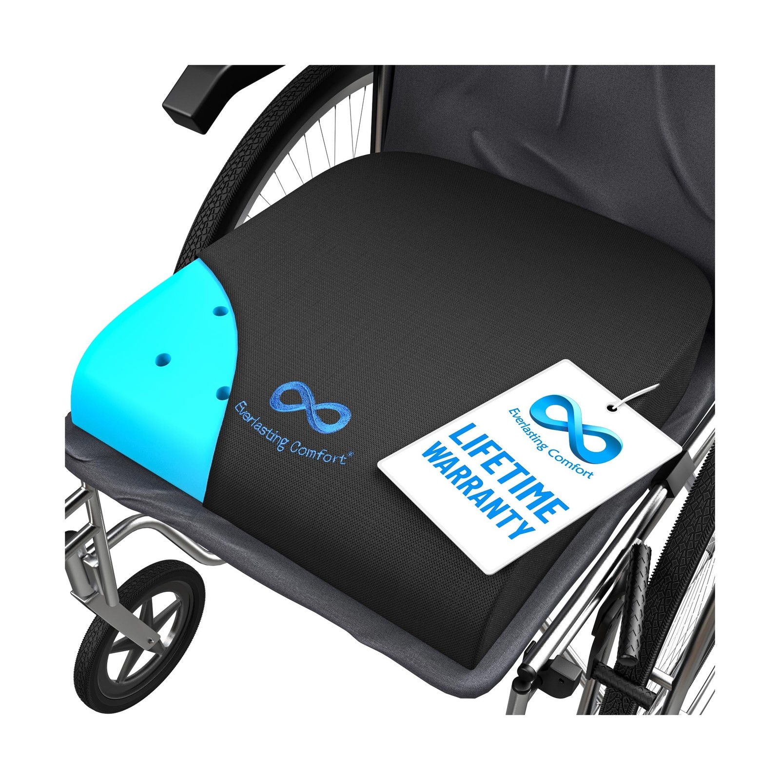 Everlasting Comfort Ventilated Wheelchair Cushions for Pressure Rel… Fast Ship