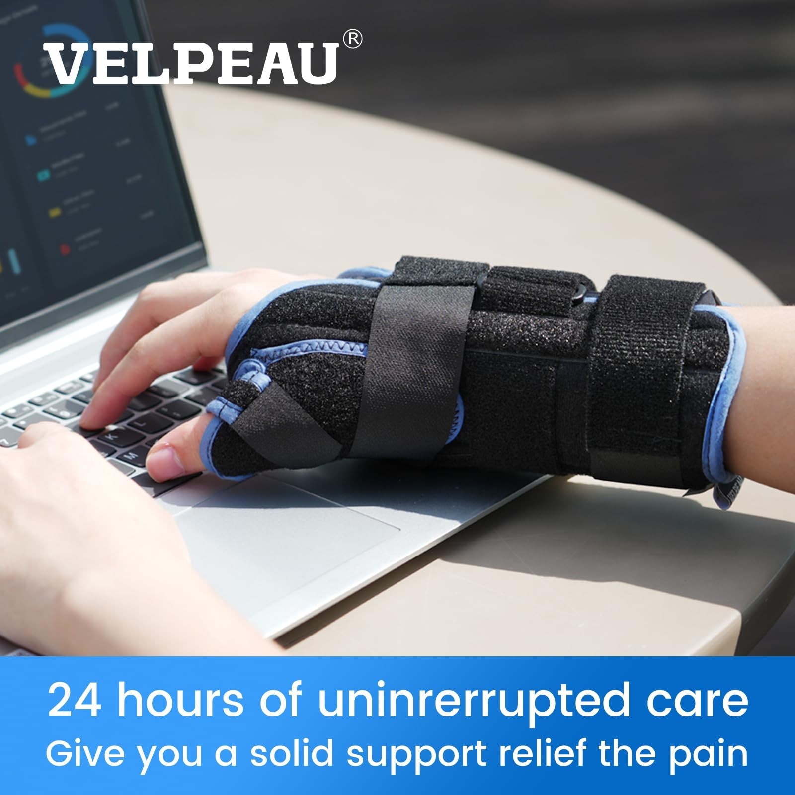 Carpal Tunnel Wrist Brace with Thumb Stabilizer – Night Support for Pain Relief,
