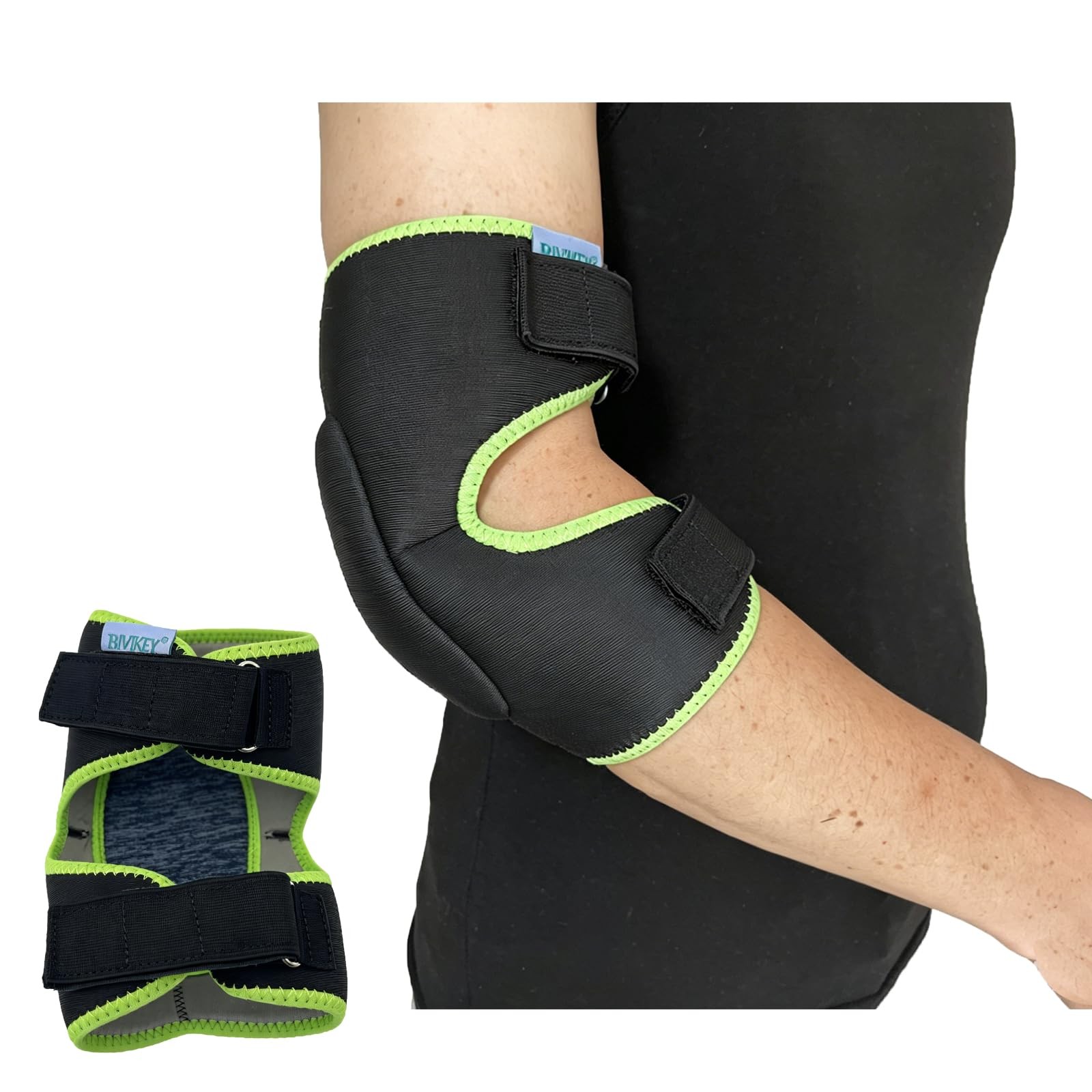 Elbow Pad Brace For Bursitis Arm Sleeve Memory Foam Soft Support Adjustable