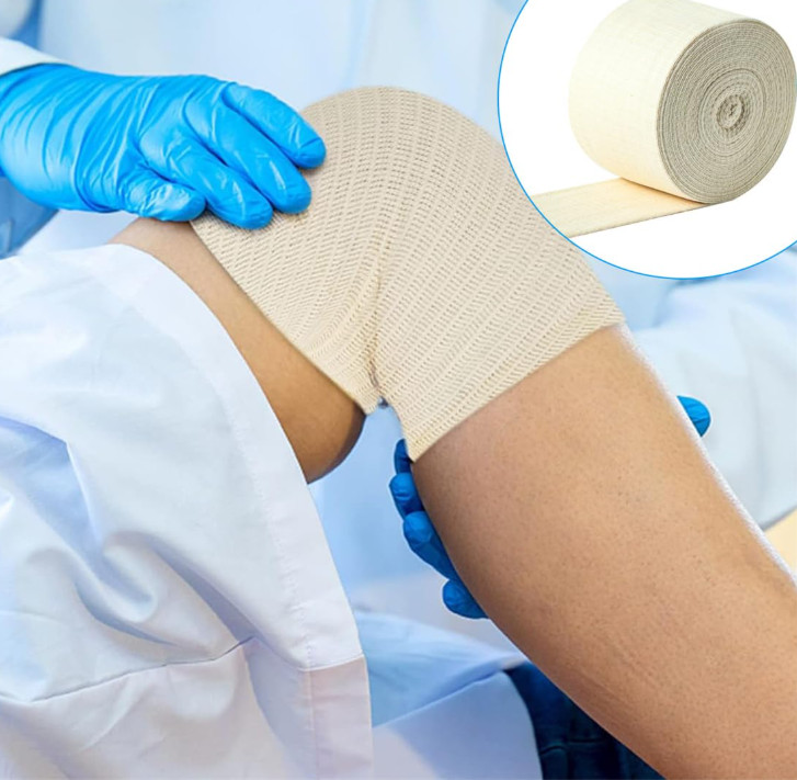Elasticated Tubular Support Bandage 3.9″ × 5.46 yd – Reusable Cotton Compression
