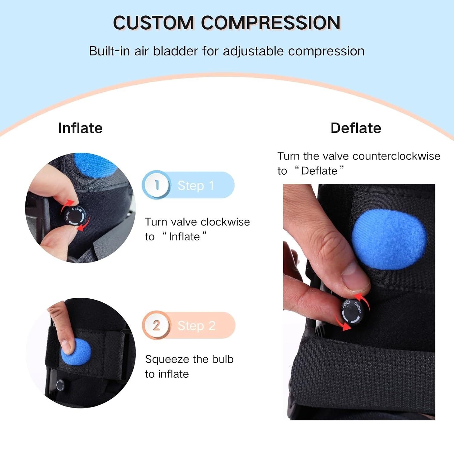 Rigid Frame Walker Boot for Sprained Ankle and Foot Recovery – Adjustable Fit