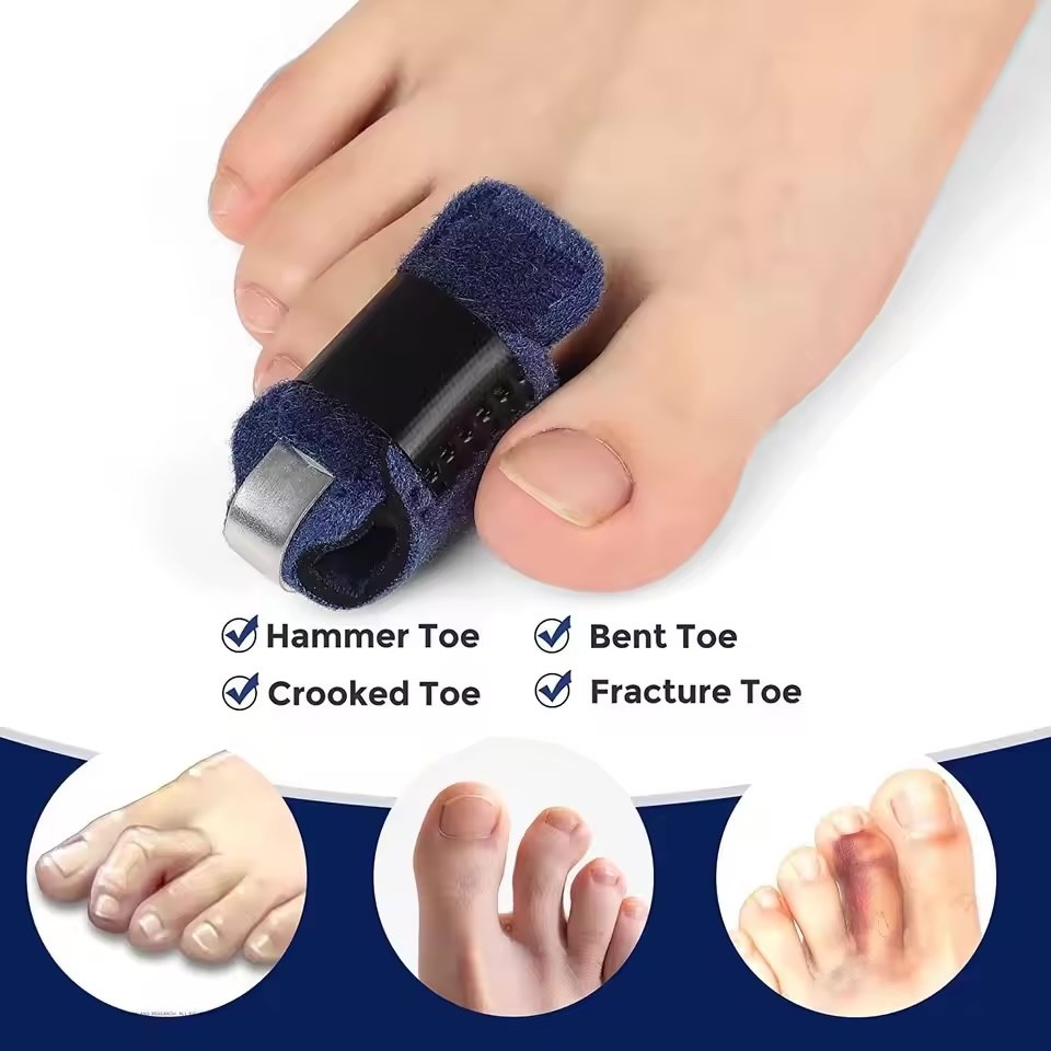 1 Pcs Toe Corrector Adjustable Splint Straightener Brace Support