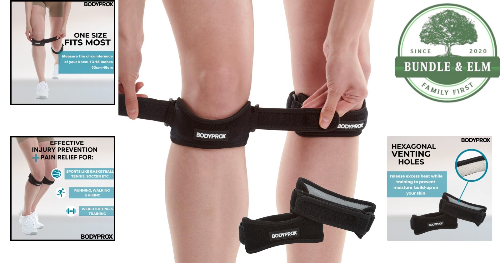 Durable Knee Support Brace for Basketball, Volleyball, Running, and Tennis