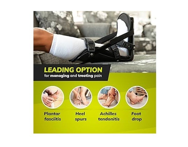 Adjustable Plantar Fascitis Night Splint Heel & Foot Pain brace
