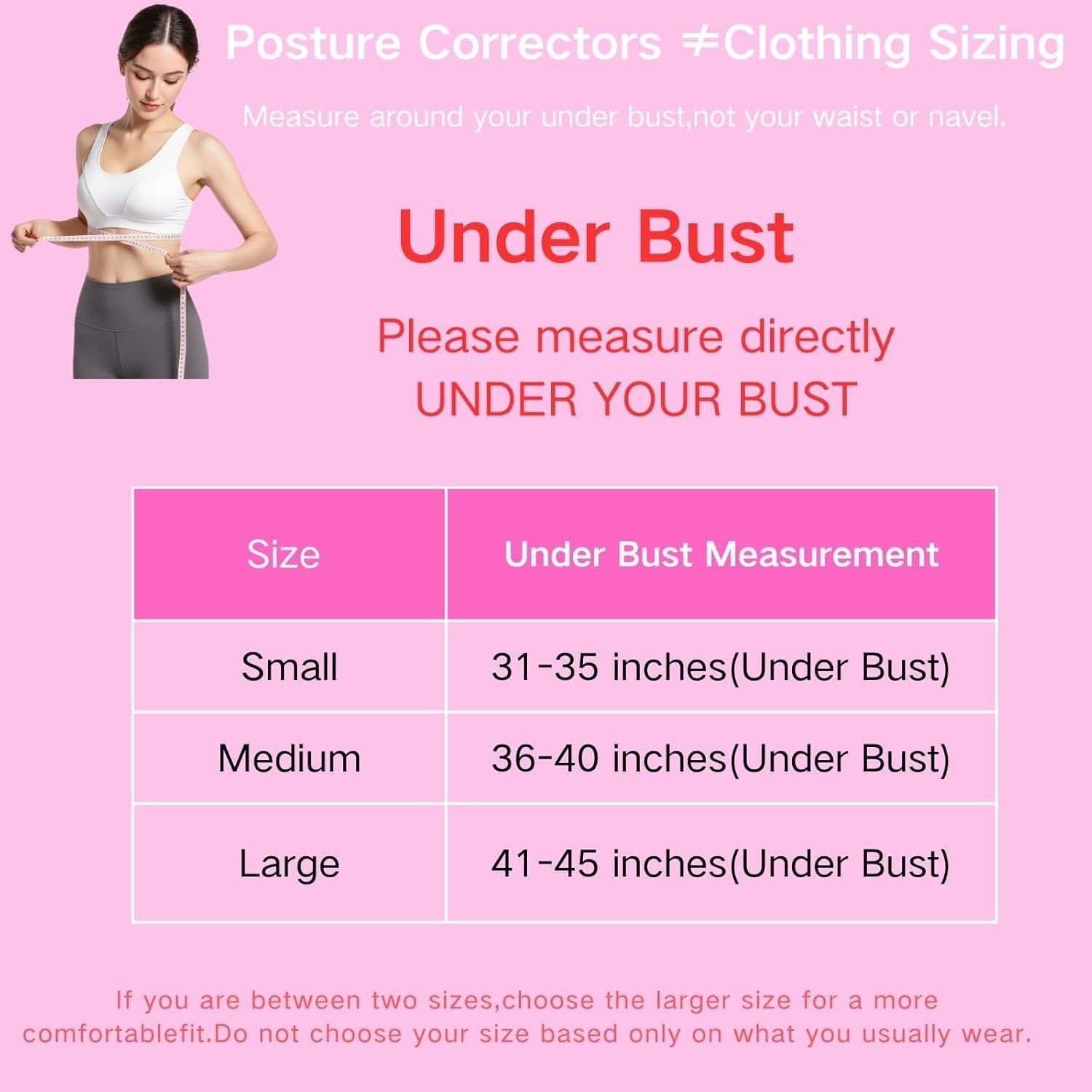 Back Brace Posture Corrector for Women, Adjustable Upper Back Support, Invisible