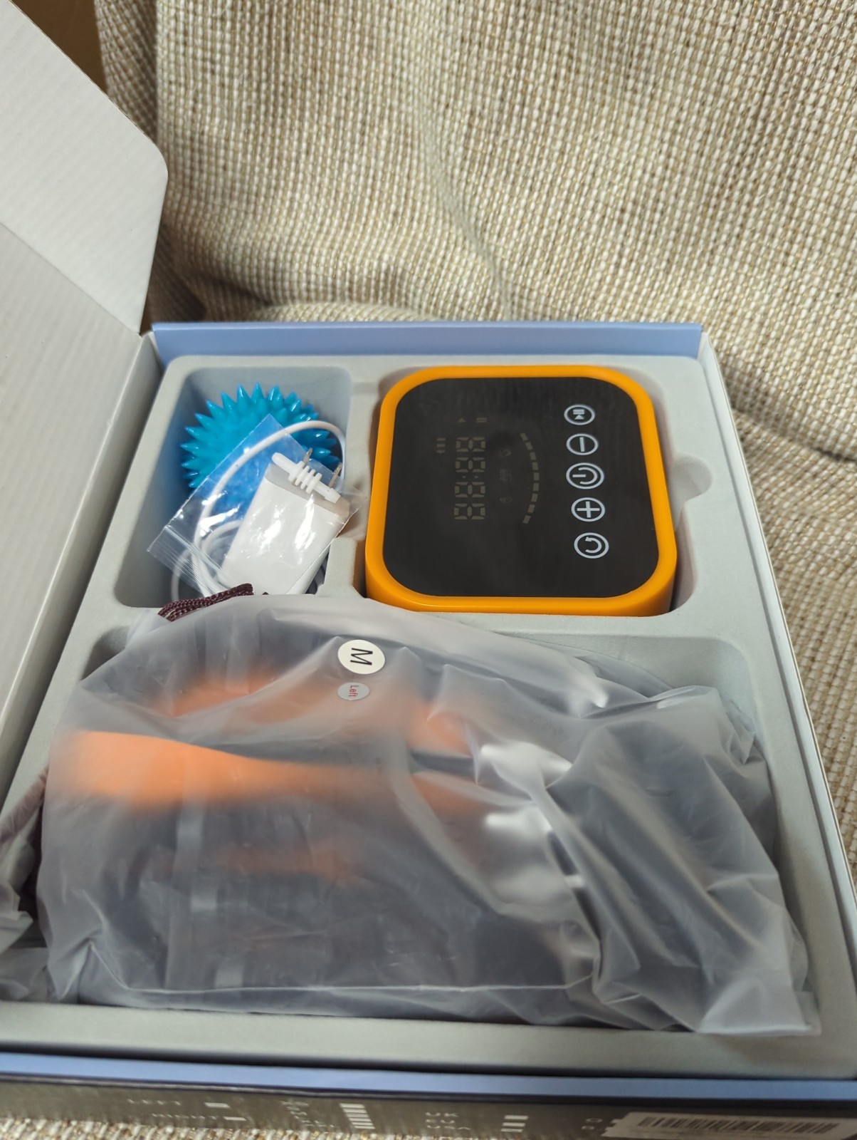 FocuBoody Rehabilitation Robot Gloves Equipment for Recovery. Size M,Left Hand