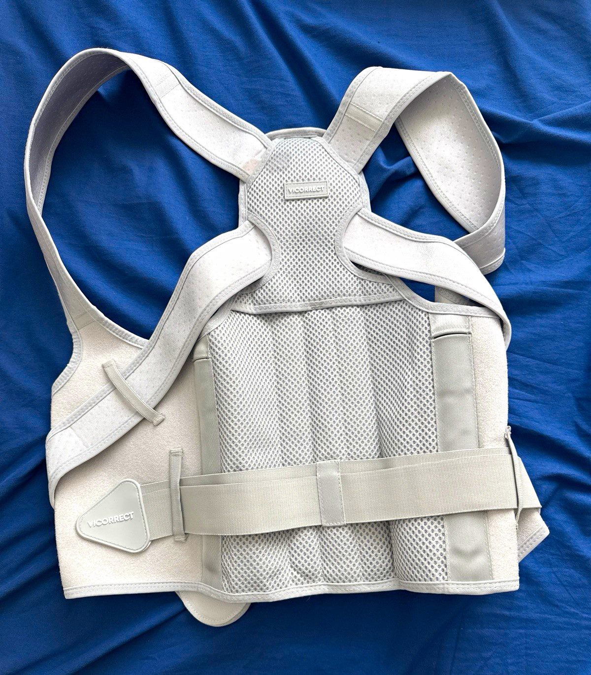 VICORRECT Posture Corrector Back & Shoulder Brace Support, Gray