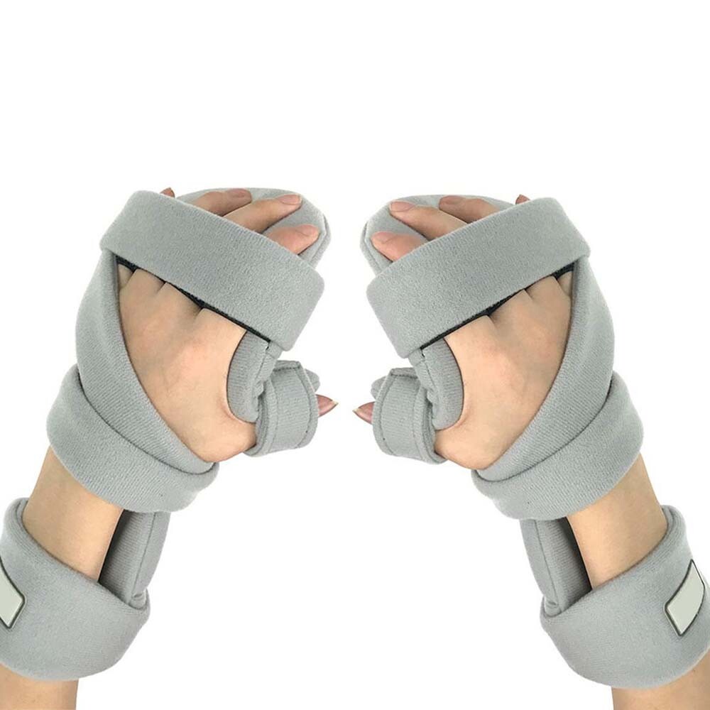 1 Pair Resting Hand Splint Stroke Hand Splint Adjustable for Sprain Men Women US