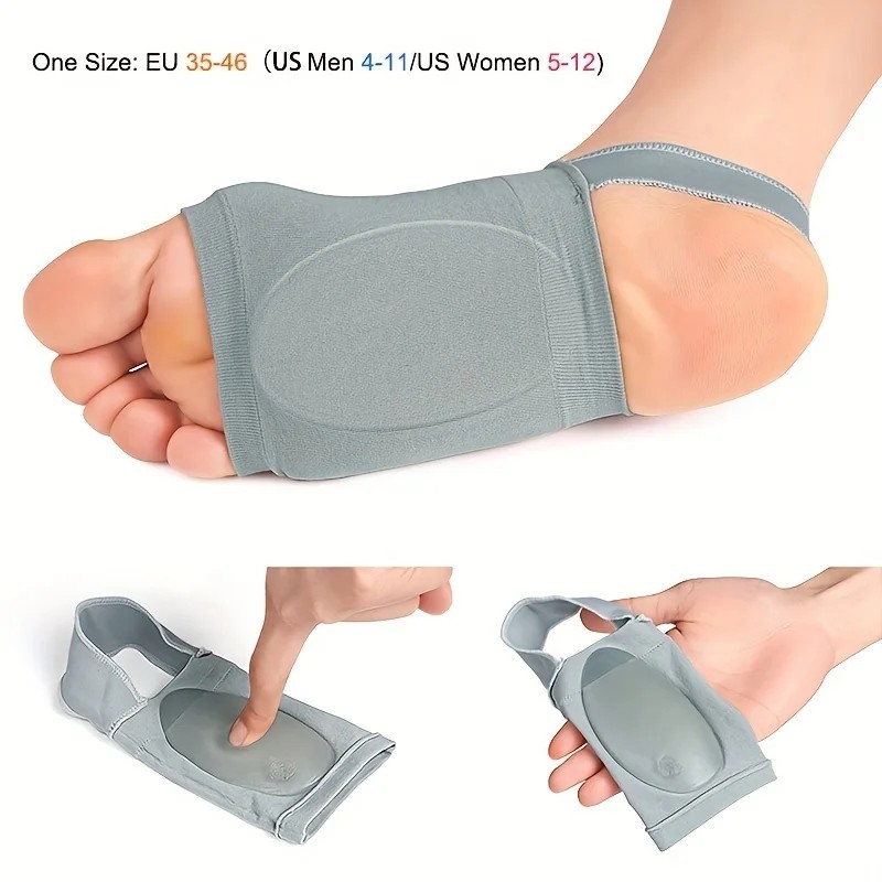 1 Pair Arch Support Sleeves for Flat Feet Plantar Fasciitis Relief Brace