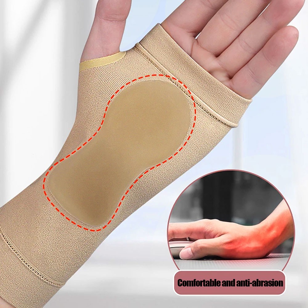 Arthritis Gloves Wrist Support Joint Pain Relief Elastic Corrector Wristband x1