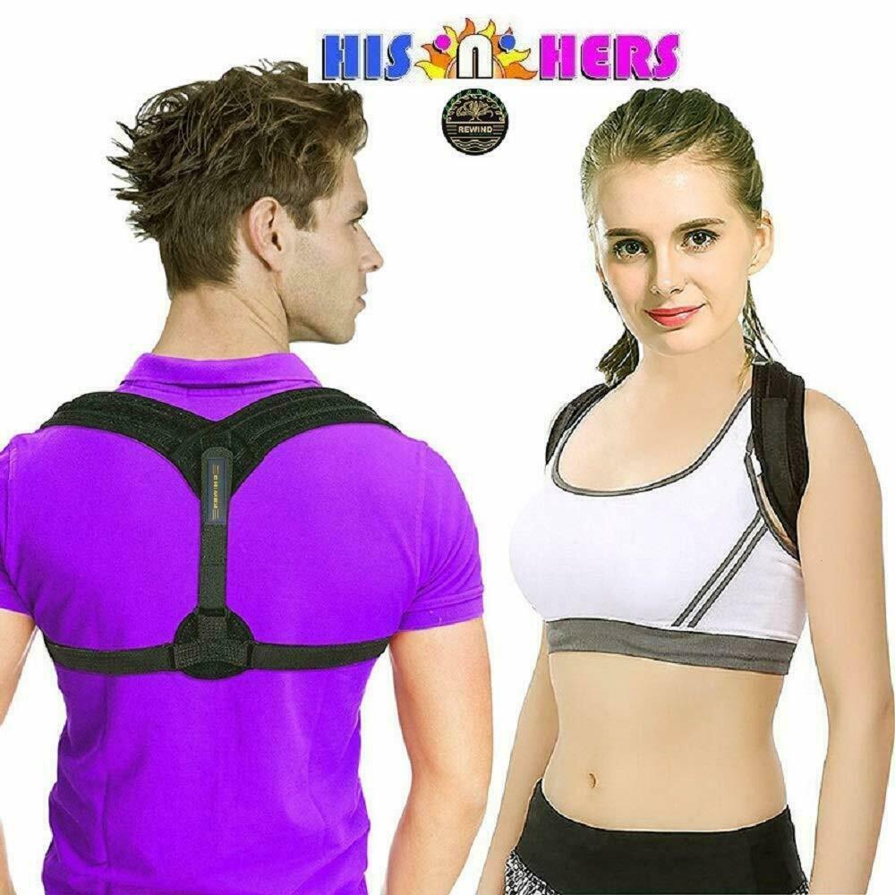 Dr A-Z Back Brace Chest Strap Posture Corrector for Women Men Kids Chest Brace