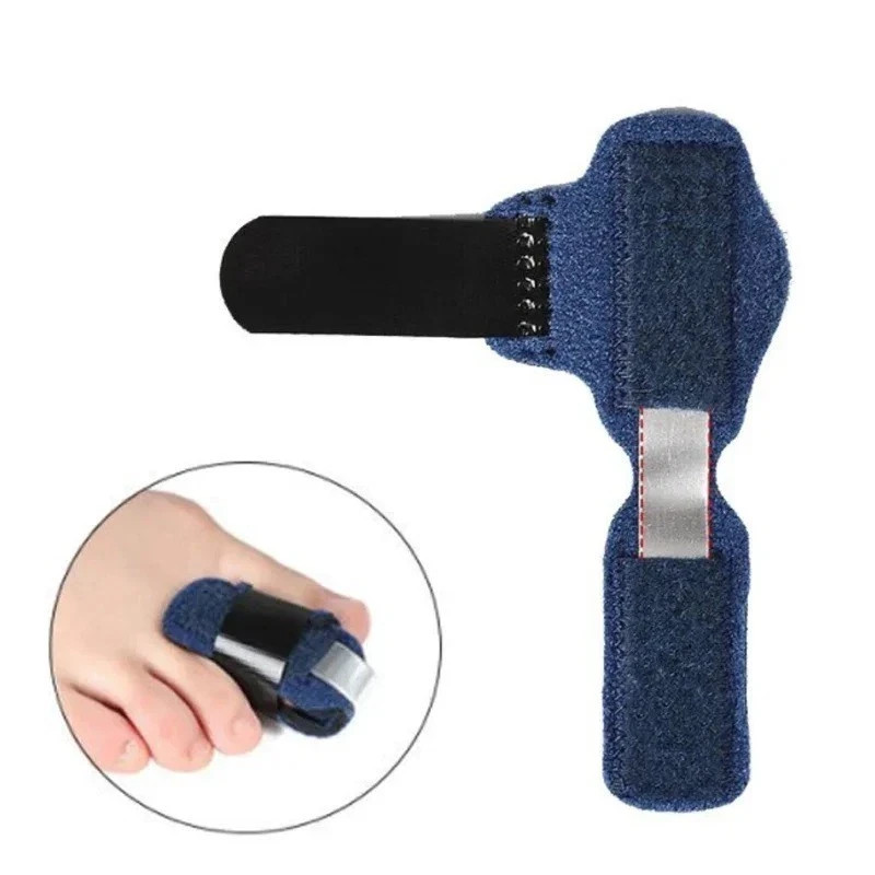 Toe Straightener Hammer Toe Corrector Brace Splint Wrap Broken Fingers Bandage