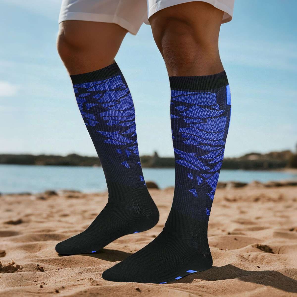 6Pairs Compression Socks Stocking Women Men Knee High Graduated Support S/M-L/XL