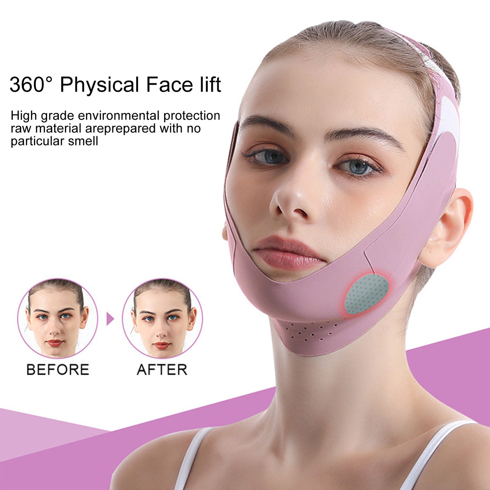 Post Surgery Chin Strap With Graphene Double Chin Reducer Facial Lifting