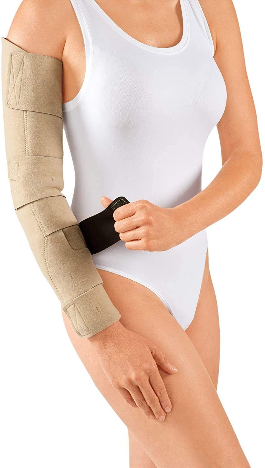 Juxtafit Essentials Left Arm Adjustable Compression Sleeve – Lymphedema Arm S…