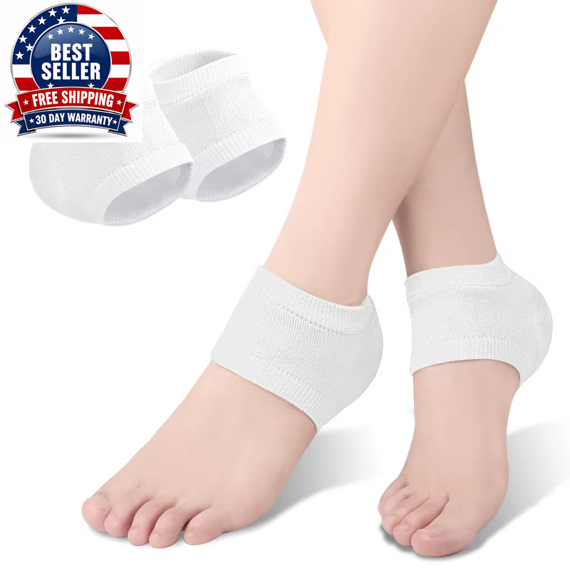 Silicone Gel Heel Protector Pads for Foot Care and Cracking Prevention