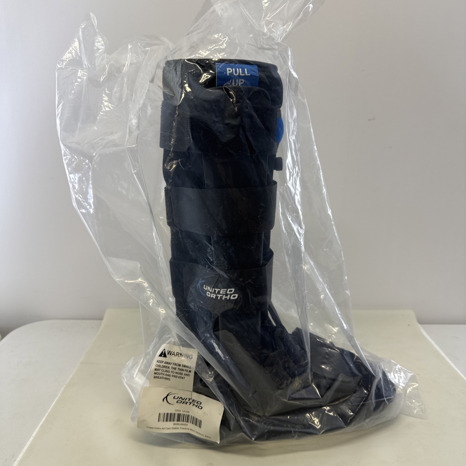 United Ortho Boot USA14105 Air Cam Walker Fracture Boot, Medium, Black NEW