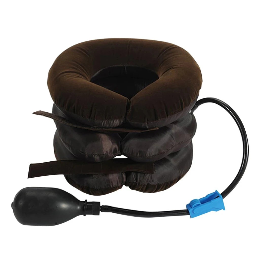 Inflatable Cervical Traction Neck Stretcher Brace Support Pain Relief Device