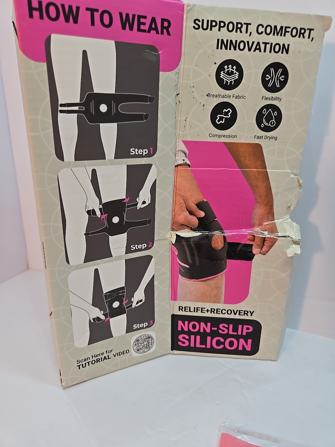 DR. BRACE – Professional Knee Brace for Knee Pain, with Lateral Stabilizers and