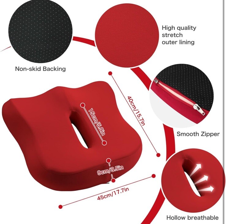 Fashionable Women’S Cushion17.7 * 15.7 * 3.5Inches, Ergonomic, Good Support Perf