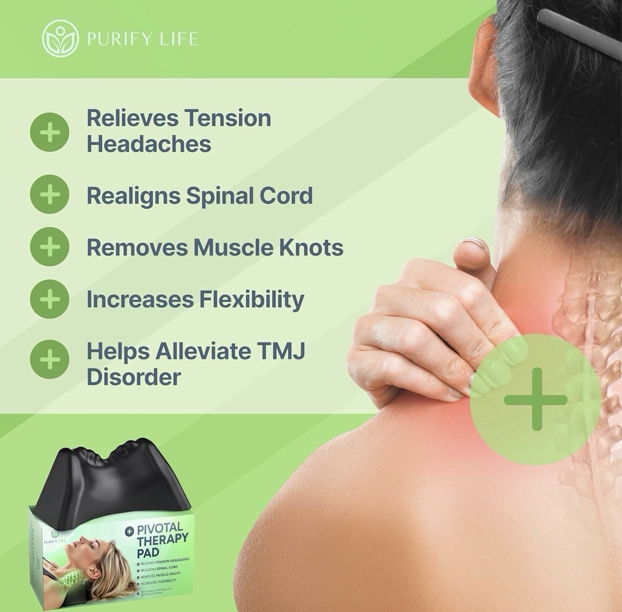 Occipital Release Tool for Pivotal Therapy TMJ Cervical Traction Pillow ..