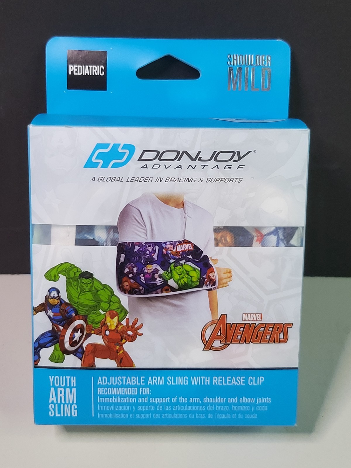 DonJoy Marvel Pediatric Arm Sling Avengers Support Brace
