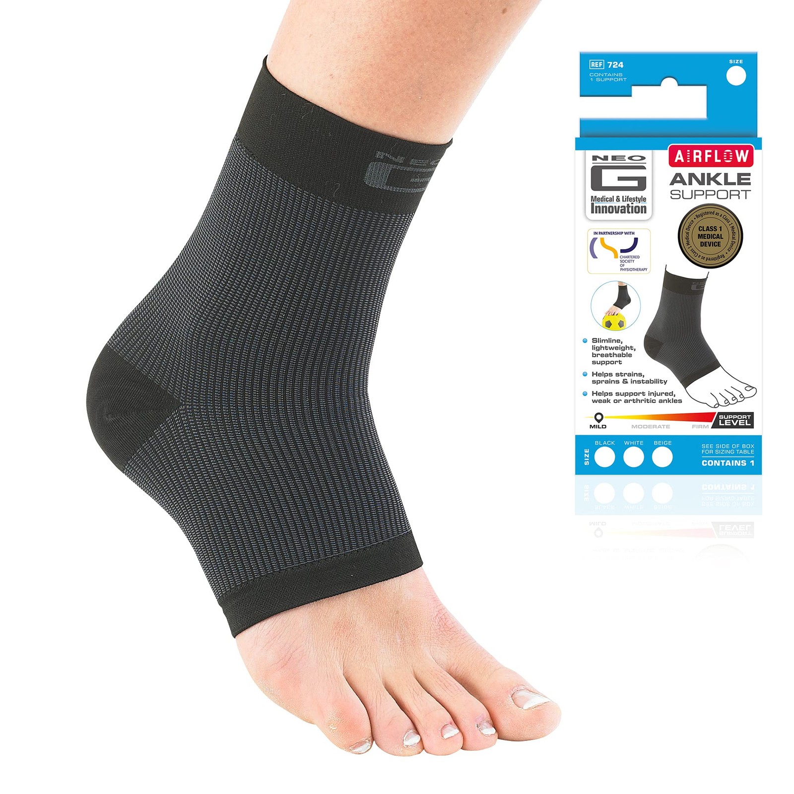Airflow Ankle Compression Sleeve – Sports, Daily Wear – Compression Ankle Bra…