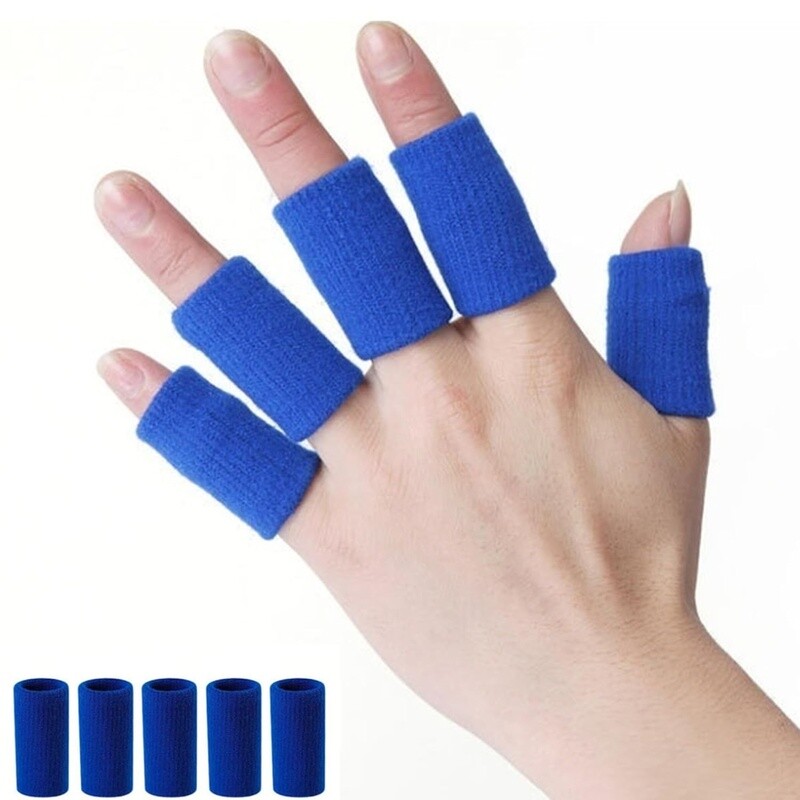 Finger Sleeves Thumb Splint Brace Support Pain Relief Compression Protector New