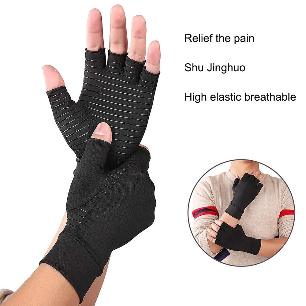 JADE KIT Copper Arthritis Gloves – Compression Gloves for Hands and Fingers R…