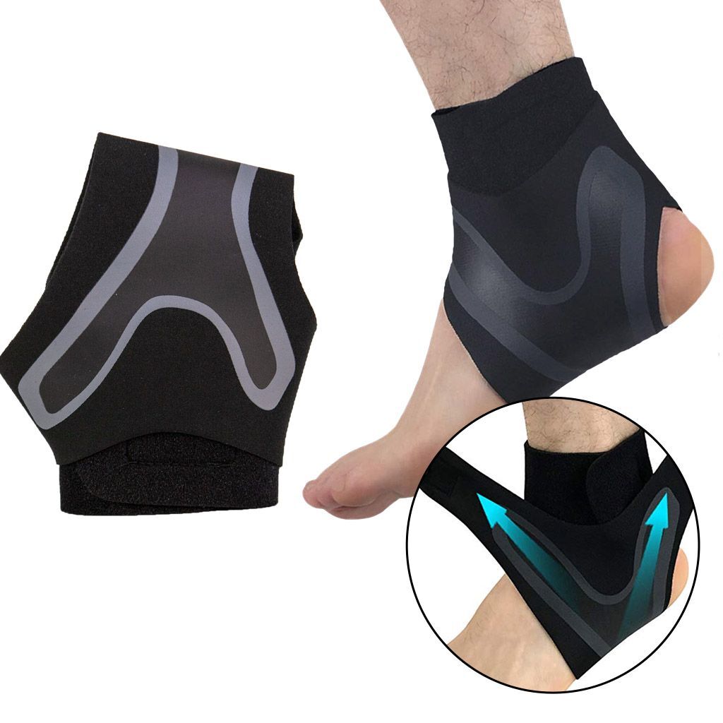 Ankle Brace Support Compression Sleeve Plantar Fasciitis Pain Relief Foot Wrap