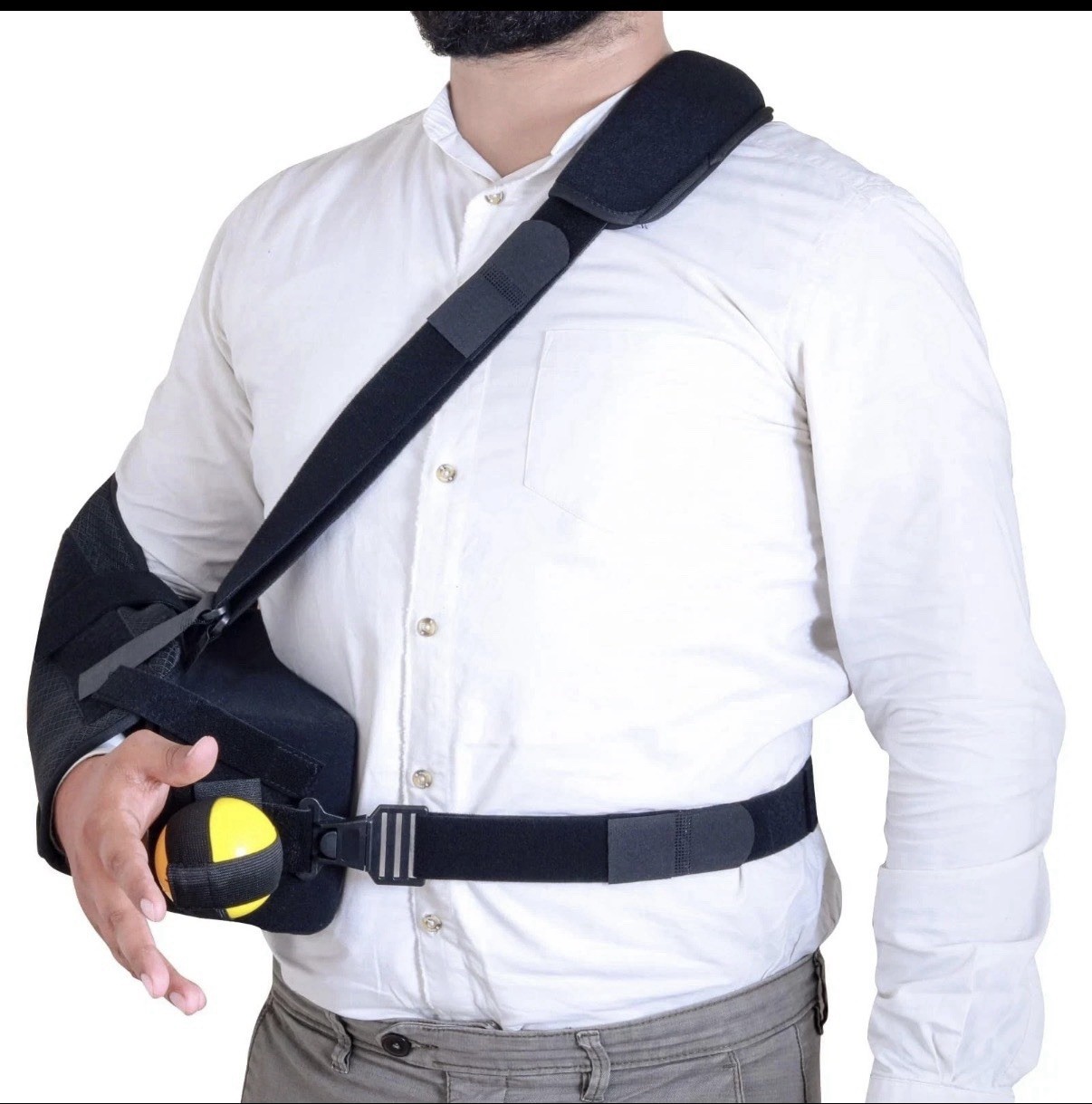 Dr. FRANKLYN’S Arm Sling Shoulder Brace with Abduction Pillow .