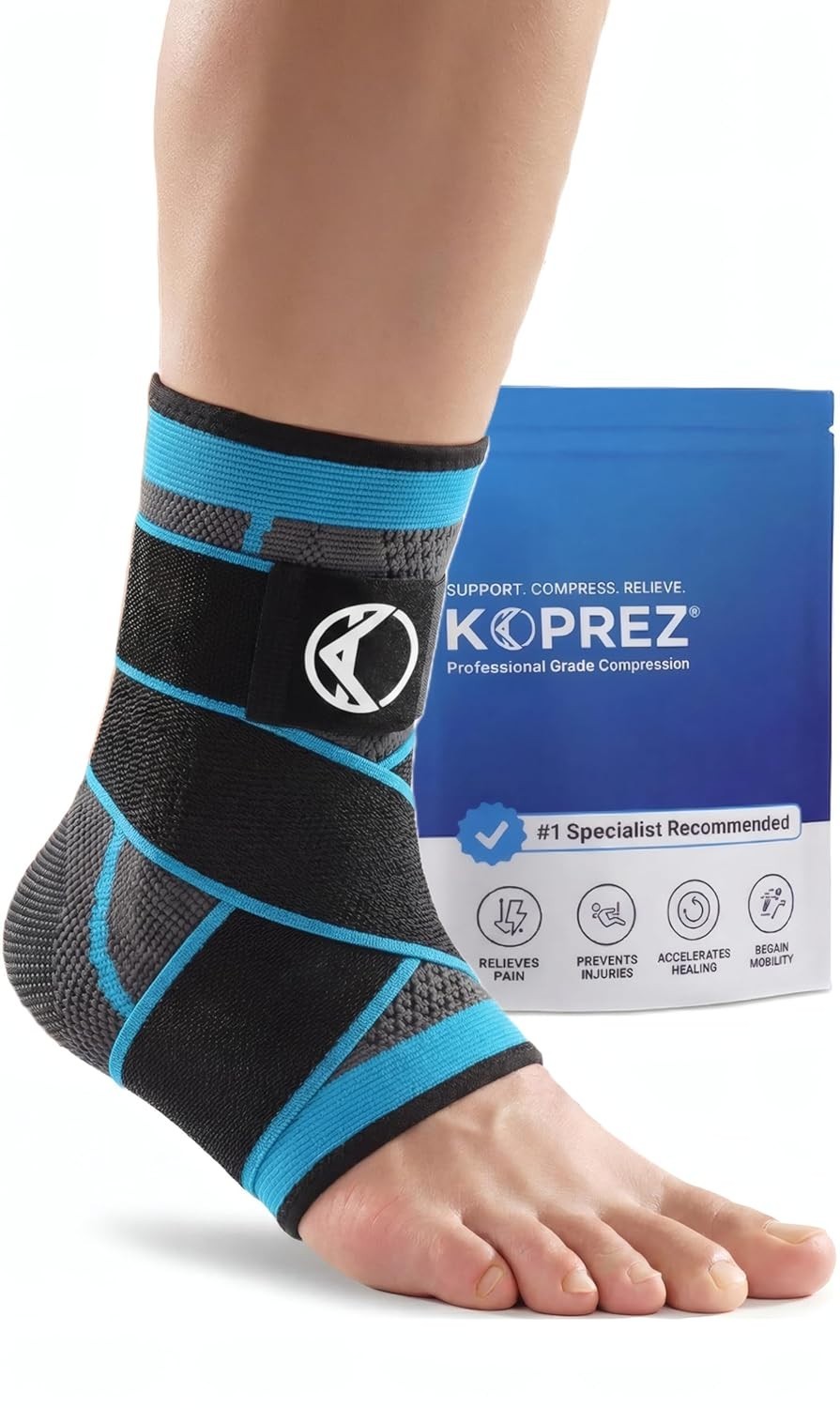 X-Large Ankle Compression Sleeve for Plantar Fasciitis Relief – Unisex Support