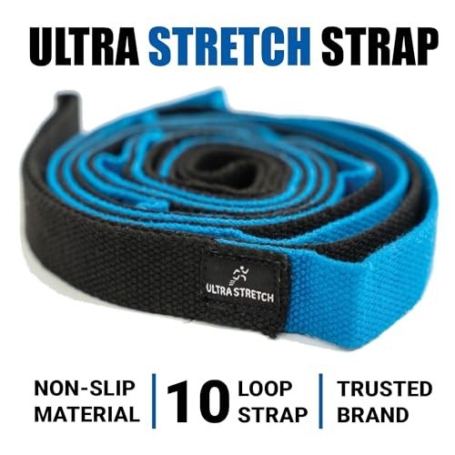 Ultra Stretch Therapy Strap for Physical Therapy & Flexibility Training