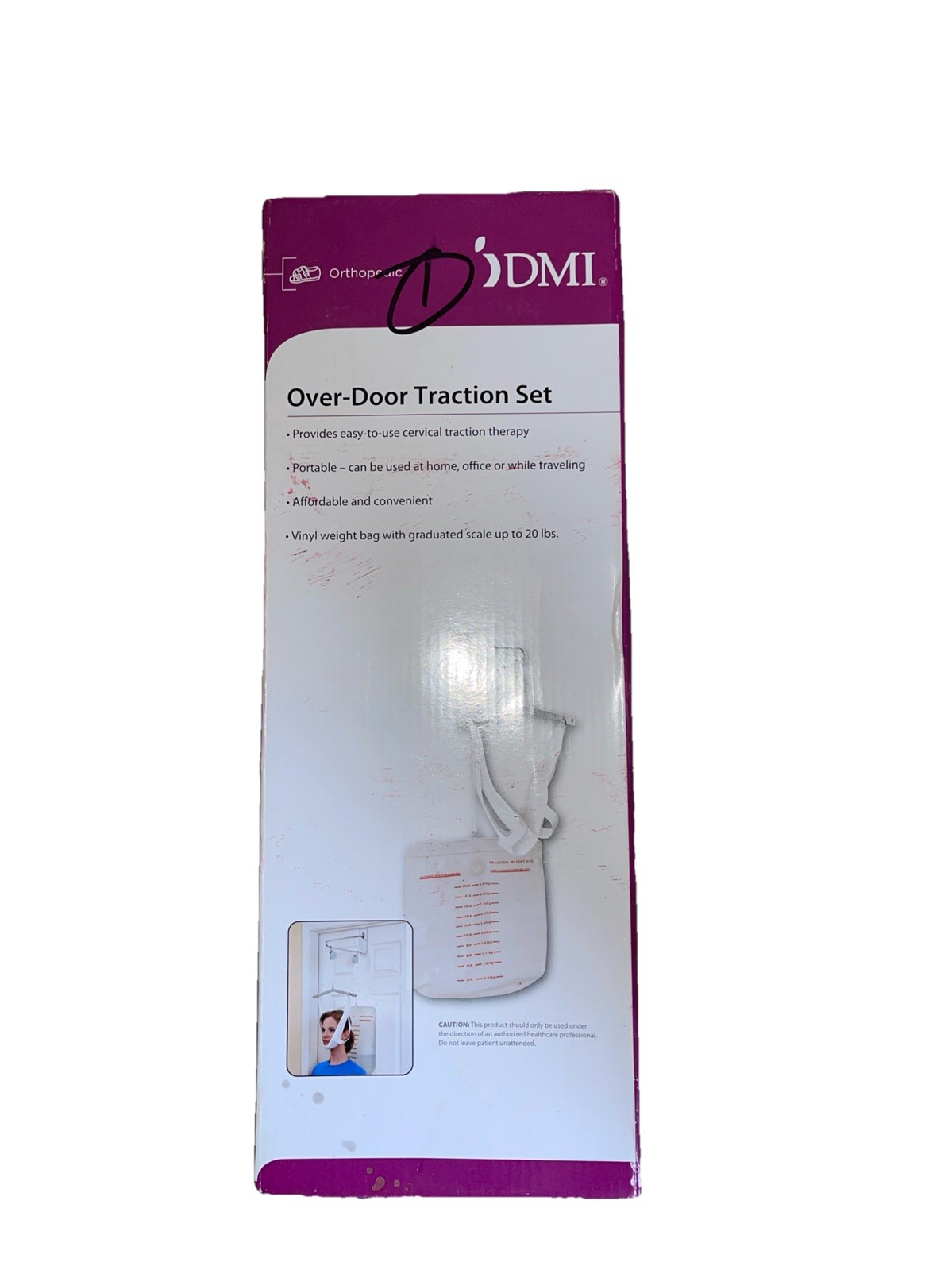 DMI Cervical Neck Traction Over the Door Device for Physical Therapy