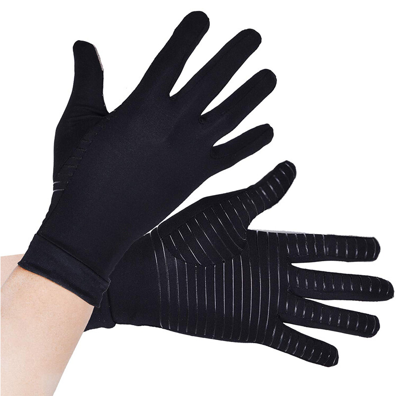 Compression Copper Arthritis Gloves Hand Brace for Finger Pain Relief Support L6