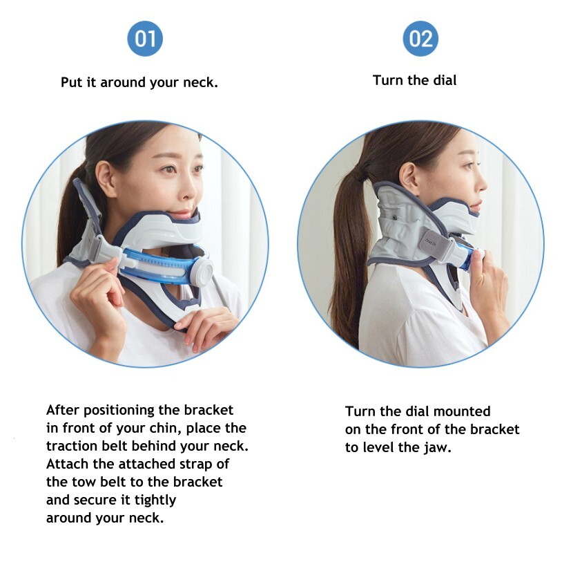 Disk Dr CS500 G2 Neck Traction Device Neck Traction Treatment Medical Free Size