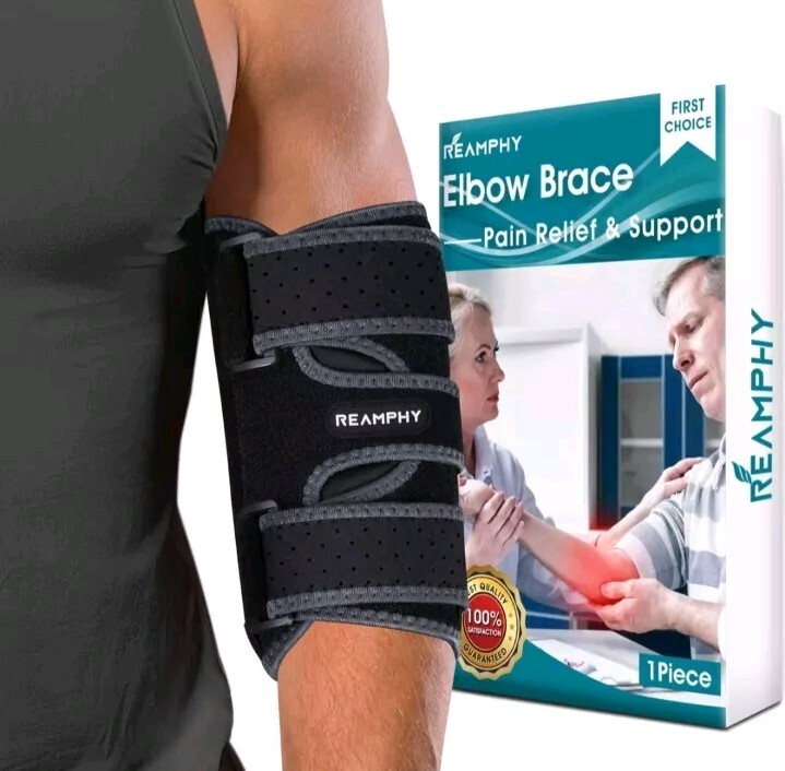 Elbow Brace,Comfortable Night Elbow Sleep Support,Elbow Splint, Adjustable St…