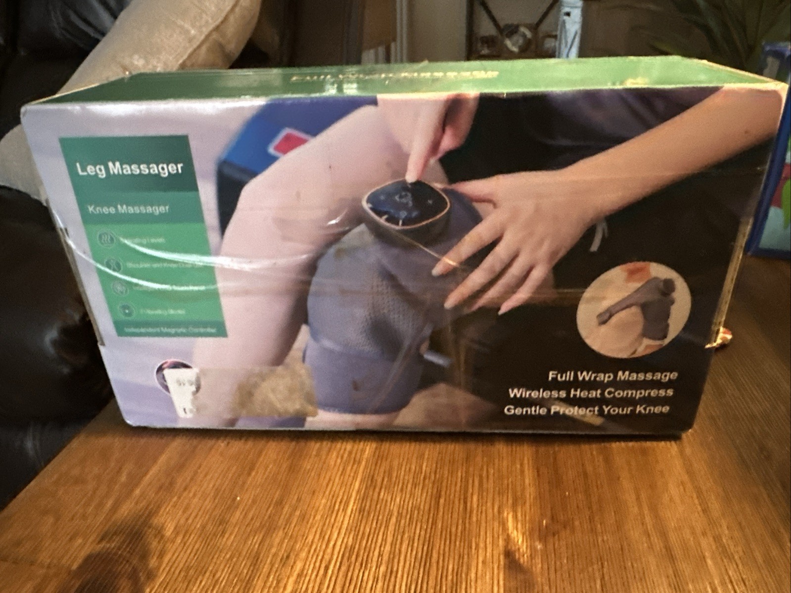 Wireless Heat Compress for Pain Relief with 3 Vibration Modes, 5 -Heating Levels