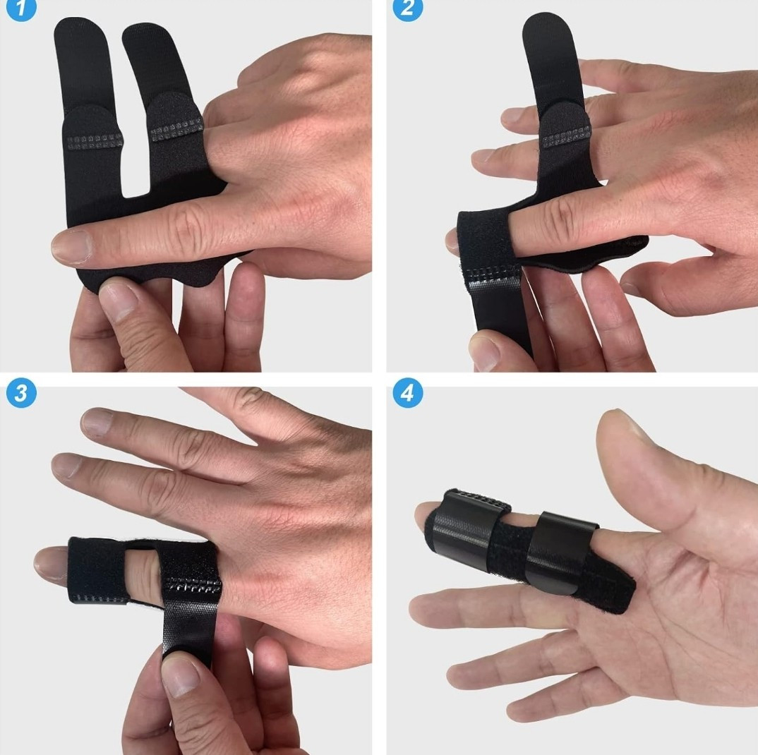 4 Pcs Trigger Finger Splints/Brace for Knuckle Immobilization, Broken Protector