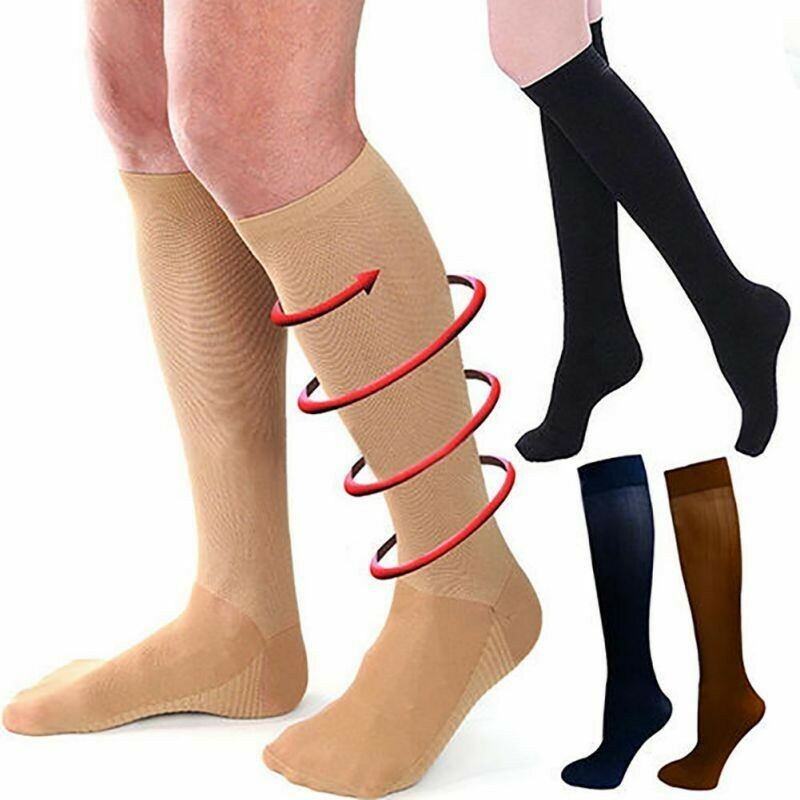 3 PAIRS – Medi Soft Below Knee Support Stockings Varicose Vein Compression Sock
