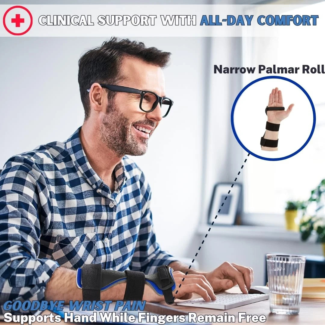 Finger Splint Support the Middle, Index, little or Ring Finger L/XL (Right Hand)