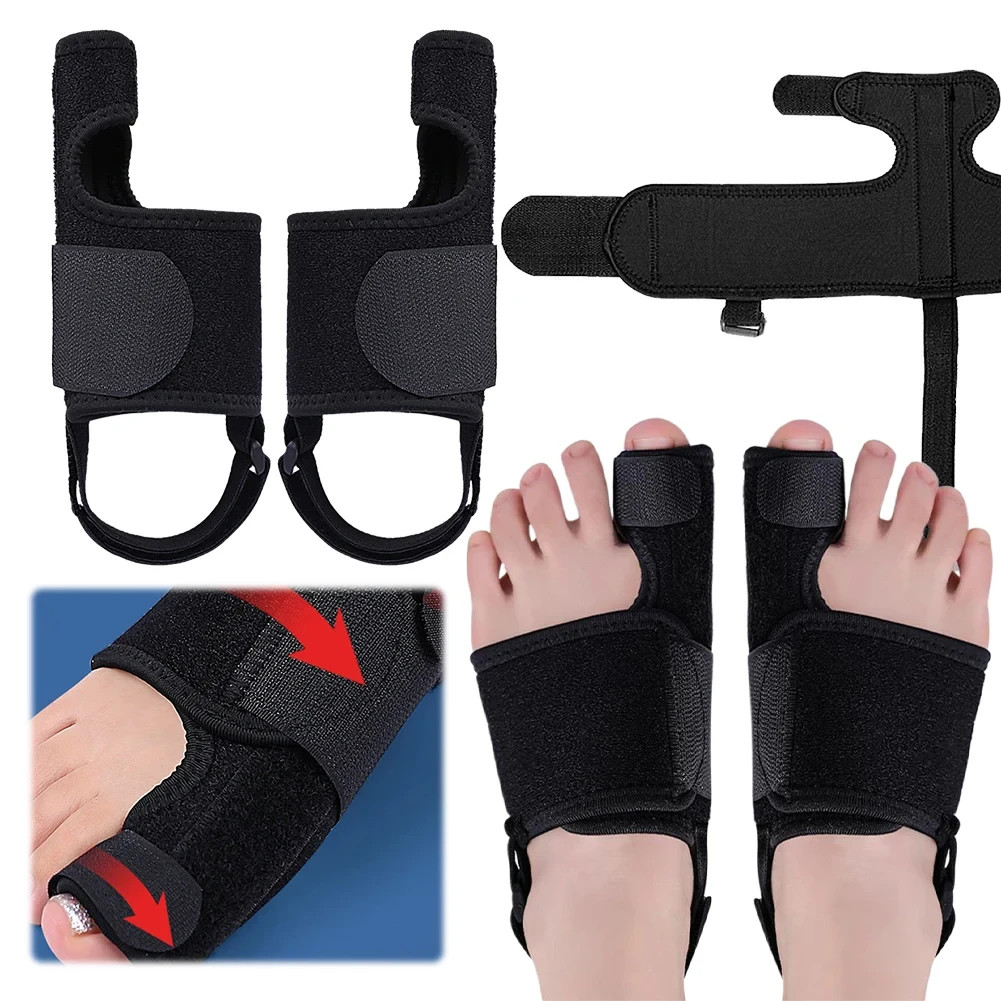 2PCS Bunion Corrector Big Toe Splint Straightener Hallux Valgus Left Right Foot