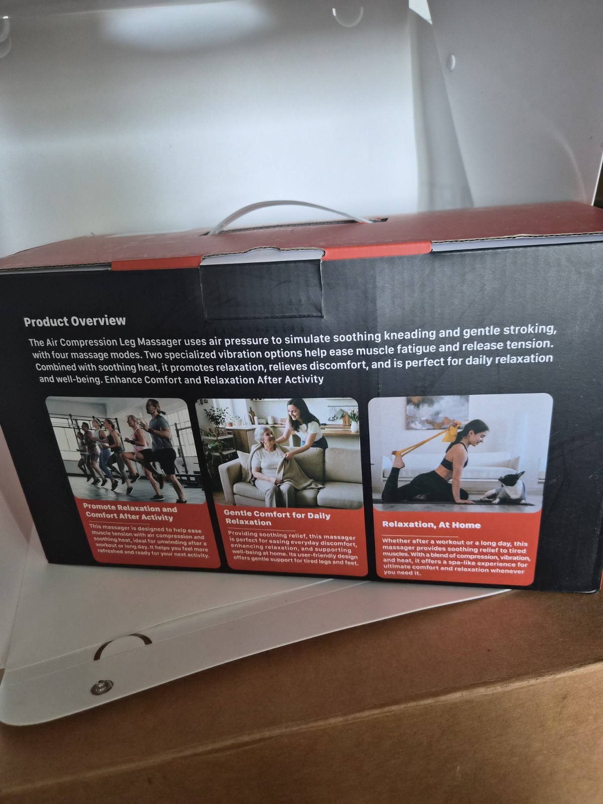 BESTJEEF Air Compression Leg Massager with Heat : Foot and Calf Massager