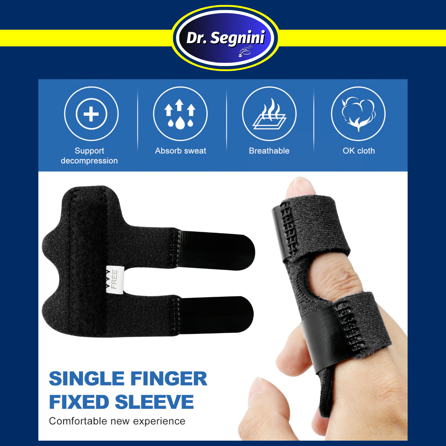 ADJUSTABLE TRIGGER FINGER SPLINT STRAIGHTENER CORRECTOR BRACE SUPPORT PROTECTOR✅