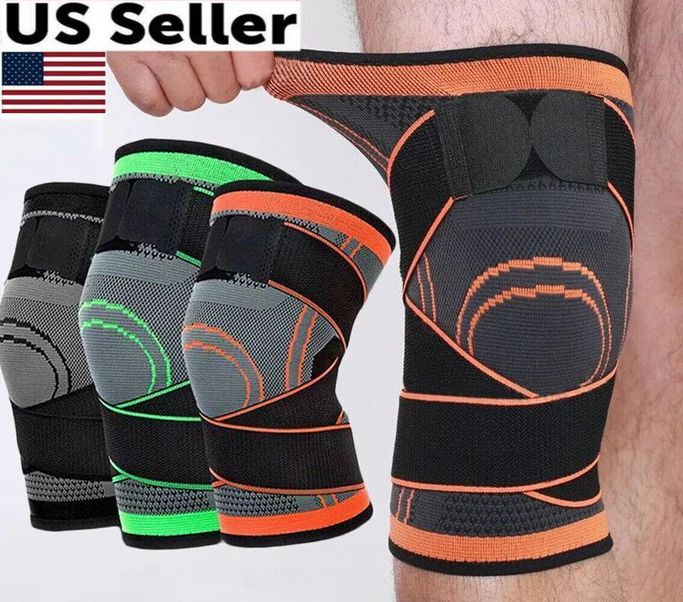 2x Knee Sleeve Compression Support for Arthritis Pain, Running Safety,Men/Women
