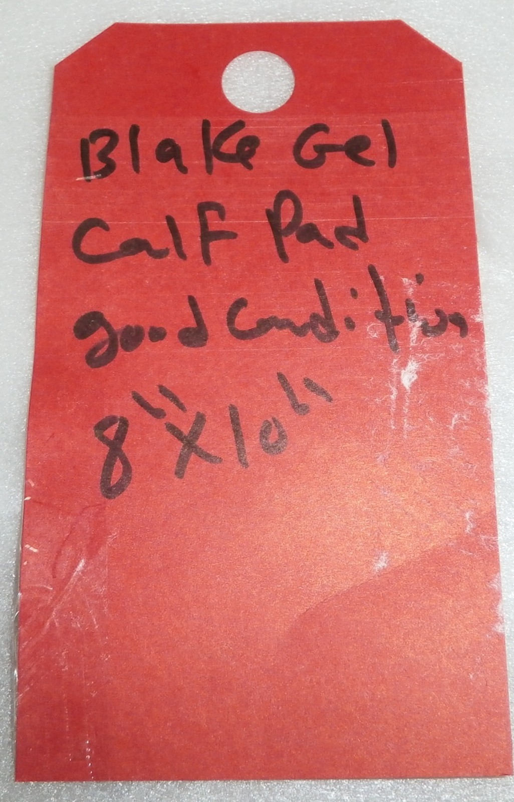 BLAKE GEL CALF PAD 8X10 INCH GOOD CONDITION