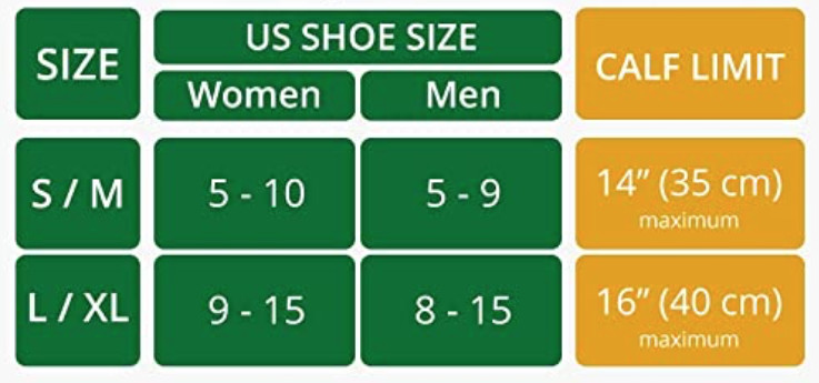 Bamboo Compression Socks 15-20 mmHg Graduated Compression Ultra Stretch Soft S/M
