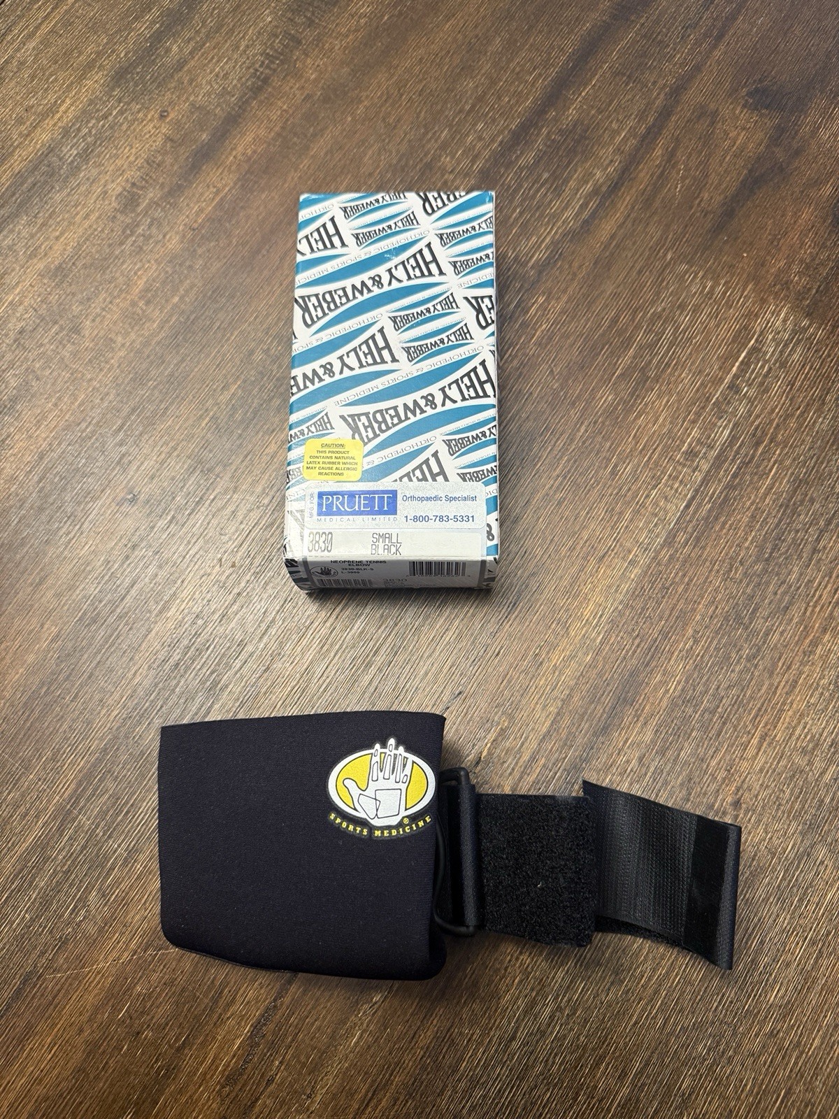 Hely Weber Neoprene Tennis Elbow Brace Small Black 3830 NEW OPEN BOX
