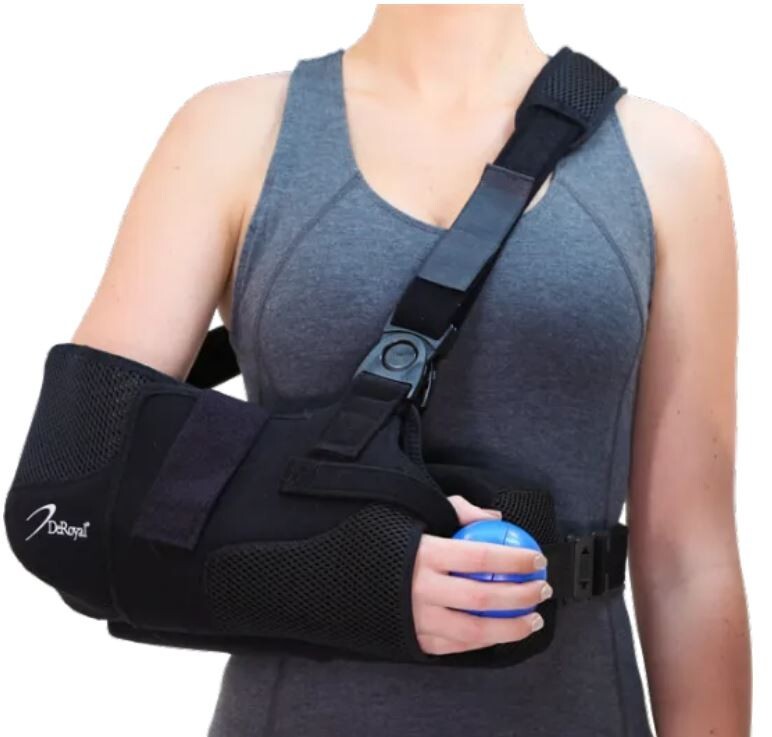 Deroyal Shoulder PAD Abduction Immobilizer Sling MEDIUM (Right or Left Arm)